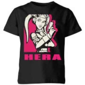 Star Wars Rebels Hera Kids T-Shirt - Black - 11-12 Years