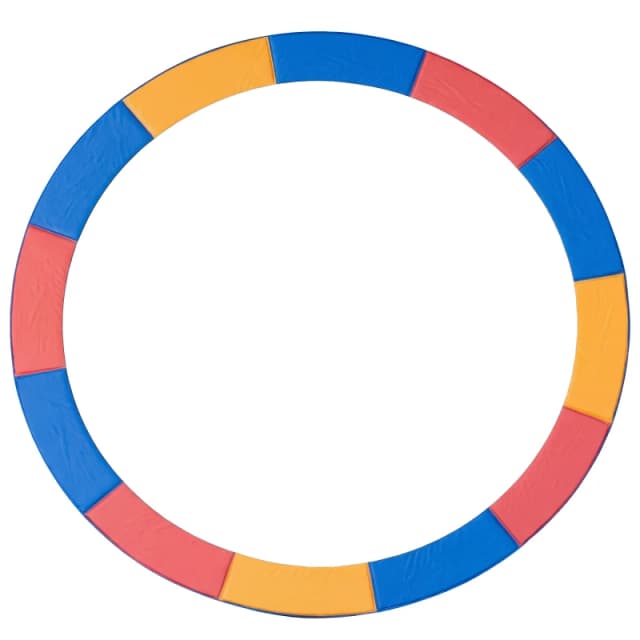 HOMCOM 12ft Trampoline Safety Pad-Multicolour