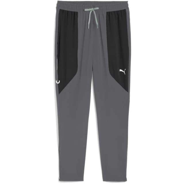 Puma Mens Flex Closed Hem Woven Joggers Dark Grey male S