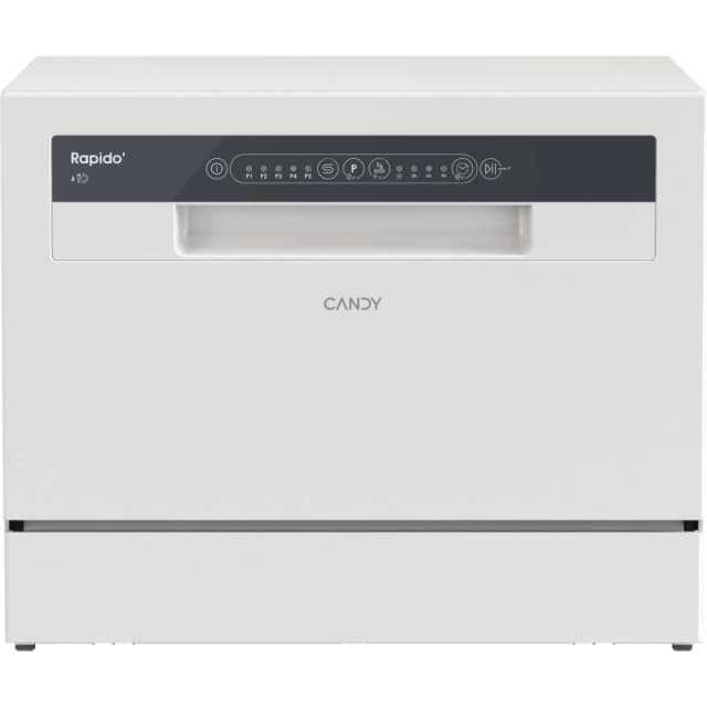 Candy RapidO CP 6E51LW-80 Table Top Dishwasher - White - E Rated