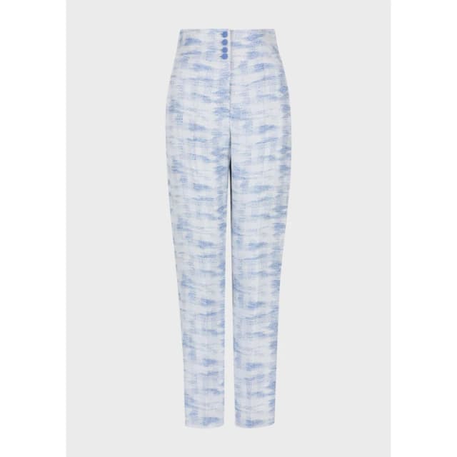 Emporio Armani Linen Blend Trousers Multi Colour female 8
