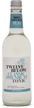 Twelve Below Classic Premium Low Sugar Tonic Water - 500ml x 12