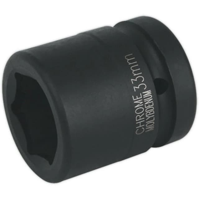 Loops 33mm Forged Impact Socket - 1" Sq Drive - Chromoly Impact Wrench Socket Multi