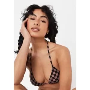 Missguided Itsy Bitsy Bikini Top - Brown