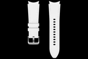 Samsung Galaxy Watch4/Watch4 Classic Hybrid Leather Strap (S/M) in White (ET-SHR88SWEGEU)