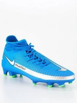 Nike Phantom Gt Academy Dynamic Fit Firm Ground Football Boot - Blue, Size 10, Men
