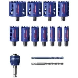 Bosch Accessories EXPERT Tough 2608900448 Hole saw set 14 Piece 20 mm, 22 mm, 25 mm, 32 mm, 35 mm, 40 mm, 44 mm, 51 mm, 60 mm, 68 mm, 76mm 14 pc(s)