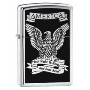 Zippo Eagle High Polish Chrome Windproof Lighter