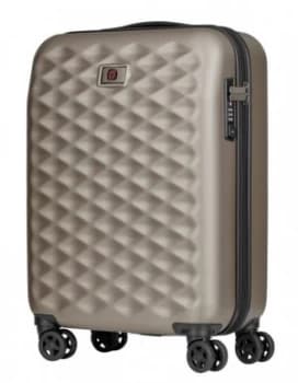 Wenger Lumen Hardside Luggage 20" Carry-On Titanium Suitcase