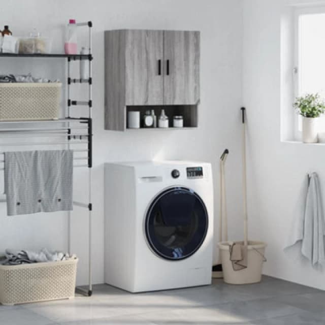 Vidaxl Wall Cabinet Grey Sonoma 60X31X70 Cm Engineered Wood