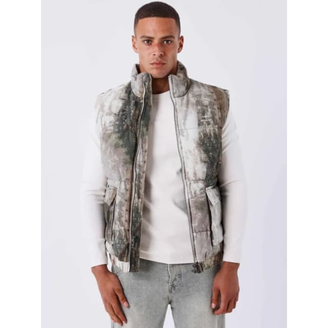 Project X Paris Sleeveless down jacket Project X Paris Realtree Gris Male S