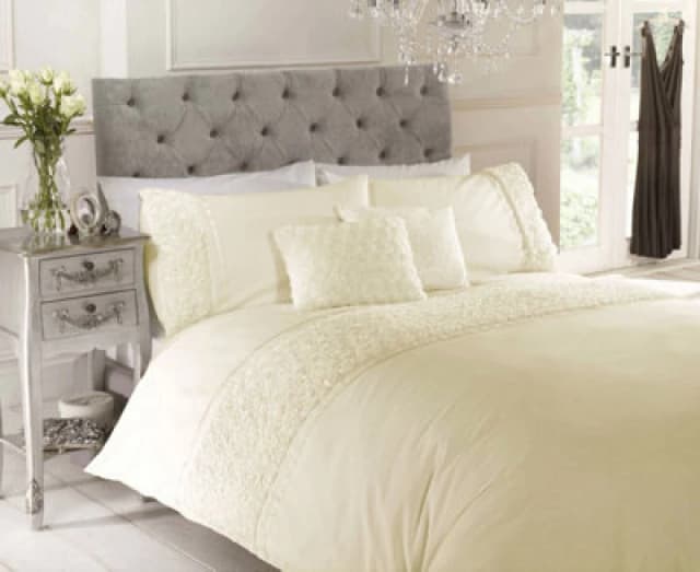 Rapport Home Single Limoges Duvet Set - Cream LIMOGESINGCREM