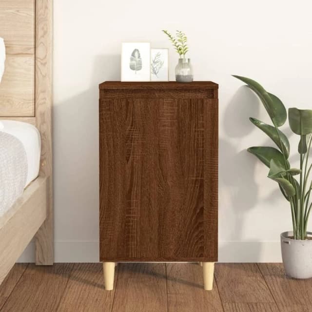 VIDAXL Bedside Cabinet Brown Oak 40x35x70cm Engineered Wood Vidaxl 819642