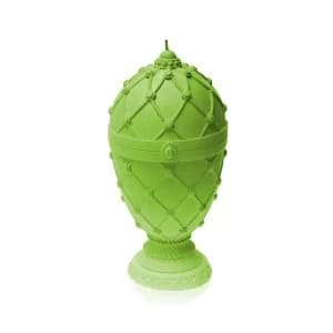 Lime Faberge Egg Large Candle