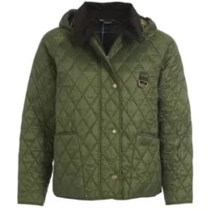 Barbour Womens Tobymory Quilted Jacket Olive/Classic 14