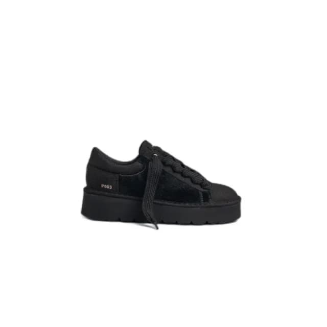 Panchic Womens leather Trainers Panchic P003 Nubuck Noir Female 36