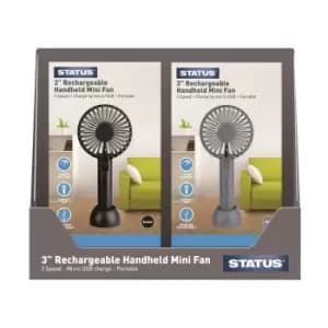 Status 3.0" USB Hand Held Fan