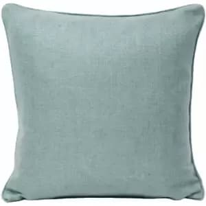 Riva Paoletti - Atlantic Woven Twill Piped Cushion Cover, Duck Egg, 55 x 55 Cm