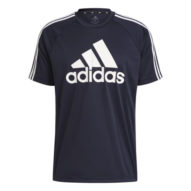 adidas Sereno Logo T Shirt Mens - Blue Blue XS