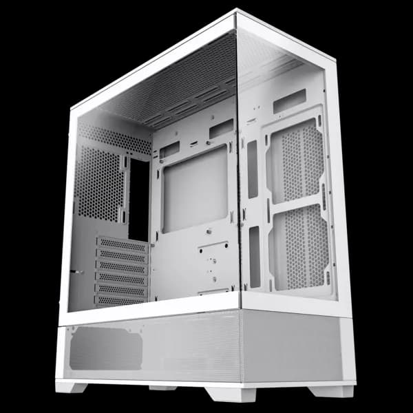 GameMax Vista Mid Tower Gaming Case - White