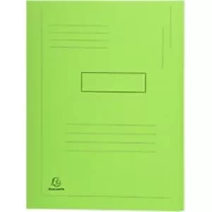Forever 2 Flap Folder A4, Bright Green, Pack of 50