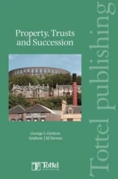 Property Trusts and Succession by Andrew J M Steven Paperback