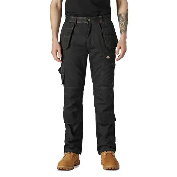 Dickies Mens Redhawk Pro Multi Pocket Work Trousers 34R - Waist 34', Inside Leg 32' Black DIC017-BLK-34R