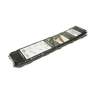 FloPlast FG1 Floguard Round Line Gutter Guard Leaf Protection System - Black 5m