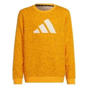 adidas Future Icons 3-Stripes Sweatshirt Kids - Collegiate Gold / Wonder White