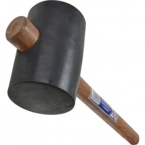 Faithfull Black Rubber Mallet 1100g