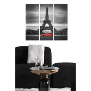 MDF4405617 Multicolor Decorative MDF Painting (3 Pieces)