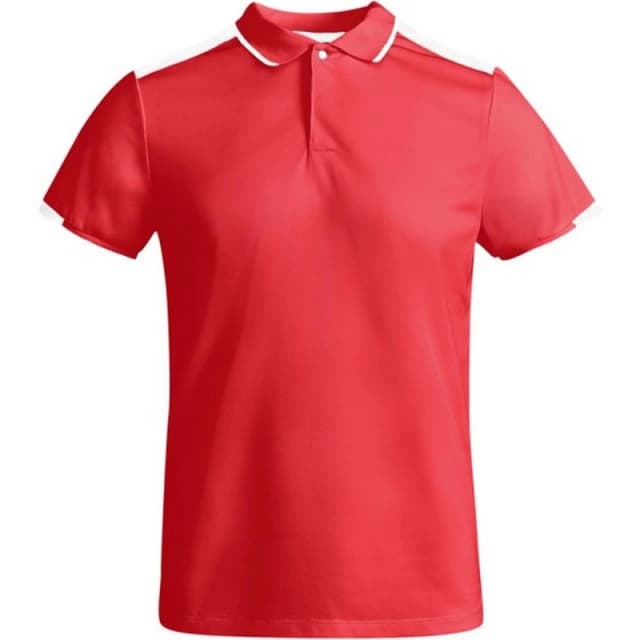 ROLY ROLY Men Tamil Short-Sleeved Polo Shirt in Red Size: Small Red S Male 5063574003902