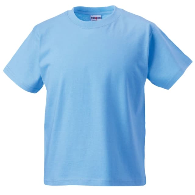 Jerzees Schoolwear Jerzees Schoolgear Classic Plain T-Shirt in Blue Size: 3-4 Years Blue Unisex 3-4 Years