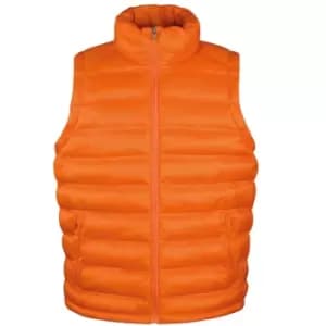 Result Mens Ice Bird Padded Bodywarmer / Gilet Jacket (S) (Orange)