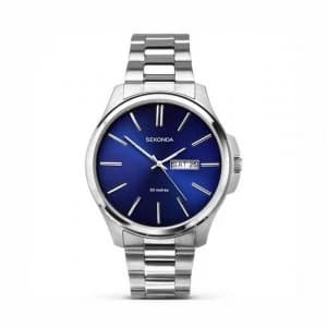 Sekonda Blue And Silver Watch - 1224