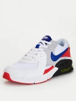 Nike Air Max Excee Junior Trainers - White/Blue/Red