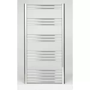 Towelrads Hamilton Curved Towel Radiator, 1200x500mm - Chrome