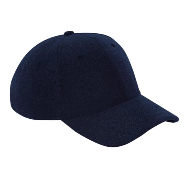 Beechfield Beechfield Men Jersey Athleisure Baseball Cap in Navy Navy One Size Male 5059269750602