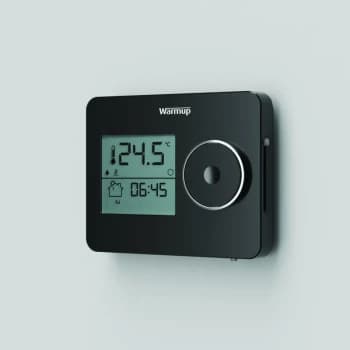 Warm Up - Warmup Manual Control Thermostat Programme Controller Underfloor Heating Black