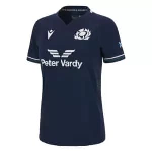 Macron Scotland Rugby Home 6 Nations Shirt 2023 2024 Womens - Blue