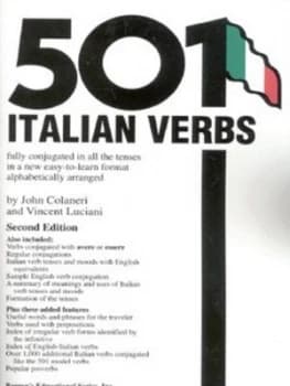 501 Italian Verbs by John Colaneri and Vincent Luciani Paperback
