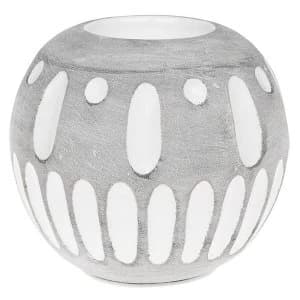 Inca Grey Tealight Ball Ornament