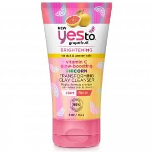 Yes To Grapefruit Vitamin C Glow Boosting Unicorn Transforming Clay Cleanser 113g