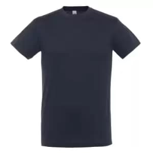 SOLS Mens Regent Short Sleeve T-Shirt (L) (Navy)
