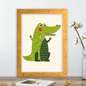 AC4109368126 Multicolor Decorative Framed MDF Painting