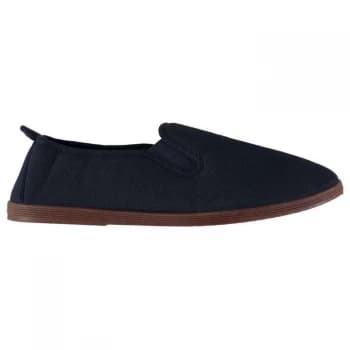 Slazenger Kung Fu Ladies Canvas Shoes - Navy