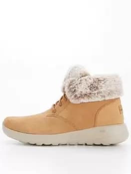 Skechers On-the-go Joy Chugga Ankle Boots, Chestnut, Size 4, Women