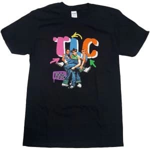 TLC - Kicking Group Unisex Large T-Shirt - Black