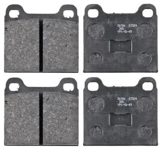 A.B.S. 36106 Brake pad set without integrated wear sensor Brake Pad Set,disc brake (402)