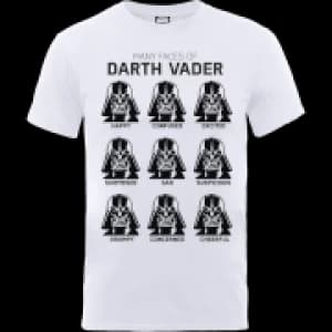 Star Wars Many Faces Of Darth Vader T-Shirt - White - L